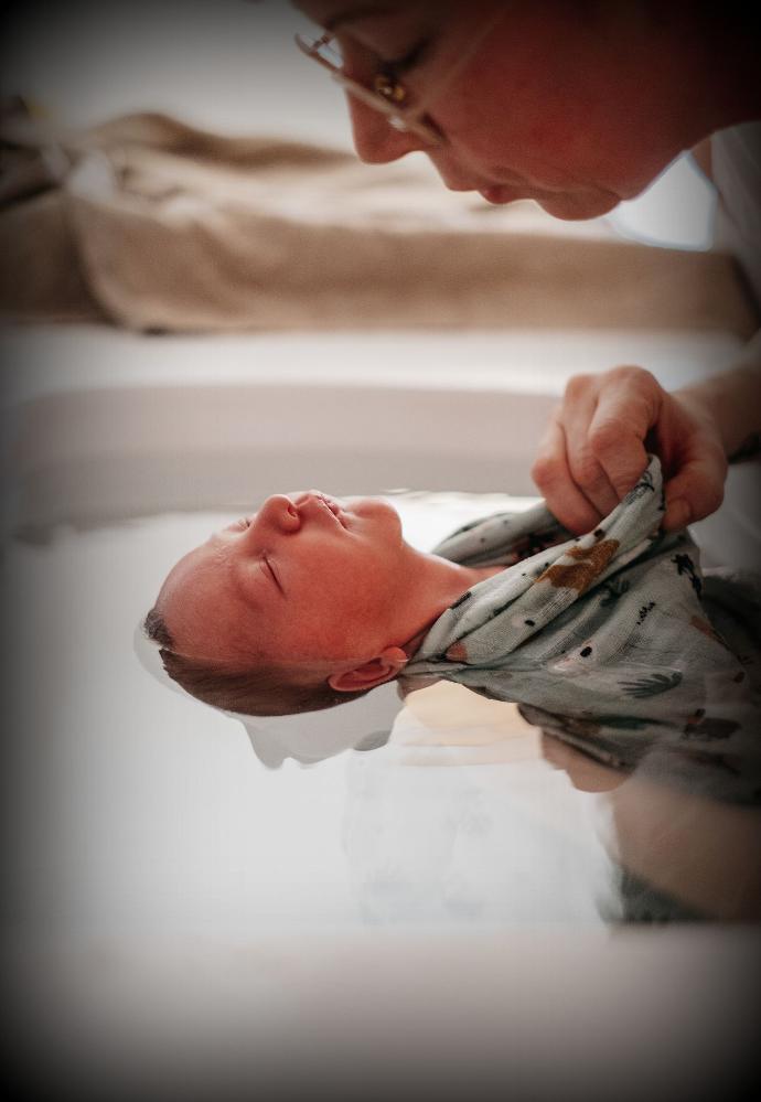thalasso therapeutique bain bébé photographié 